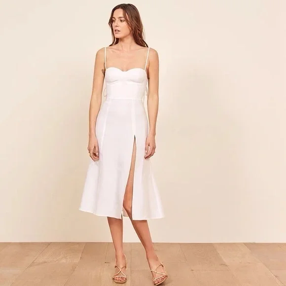 Thank You Sale *Reformation Juliette Dress - Ivory